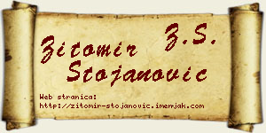 Žitomir Stojanović vizit kartica
